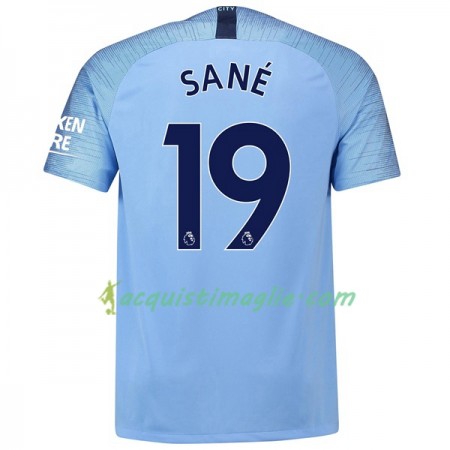 Divisa di Calcio Manchester City Sane 19 Prima 2018/2019